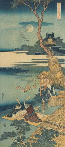 Reprodukció Print from the series 'A True Mirror of Chinese and Japanese Poems, Hokusai, Katsushika