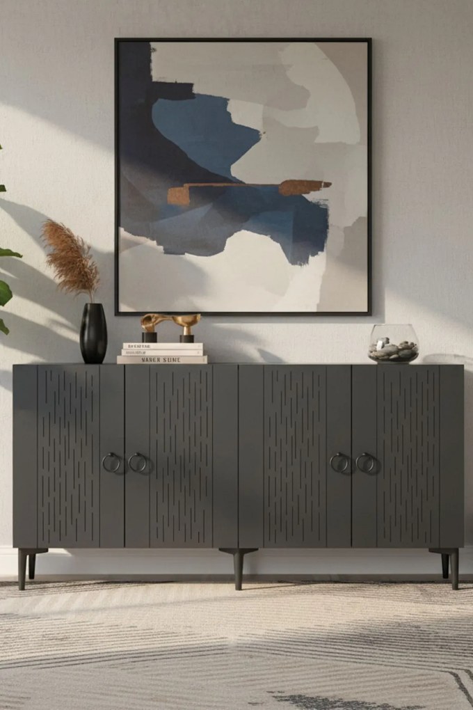 Rain komód, antracit, 150 cm