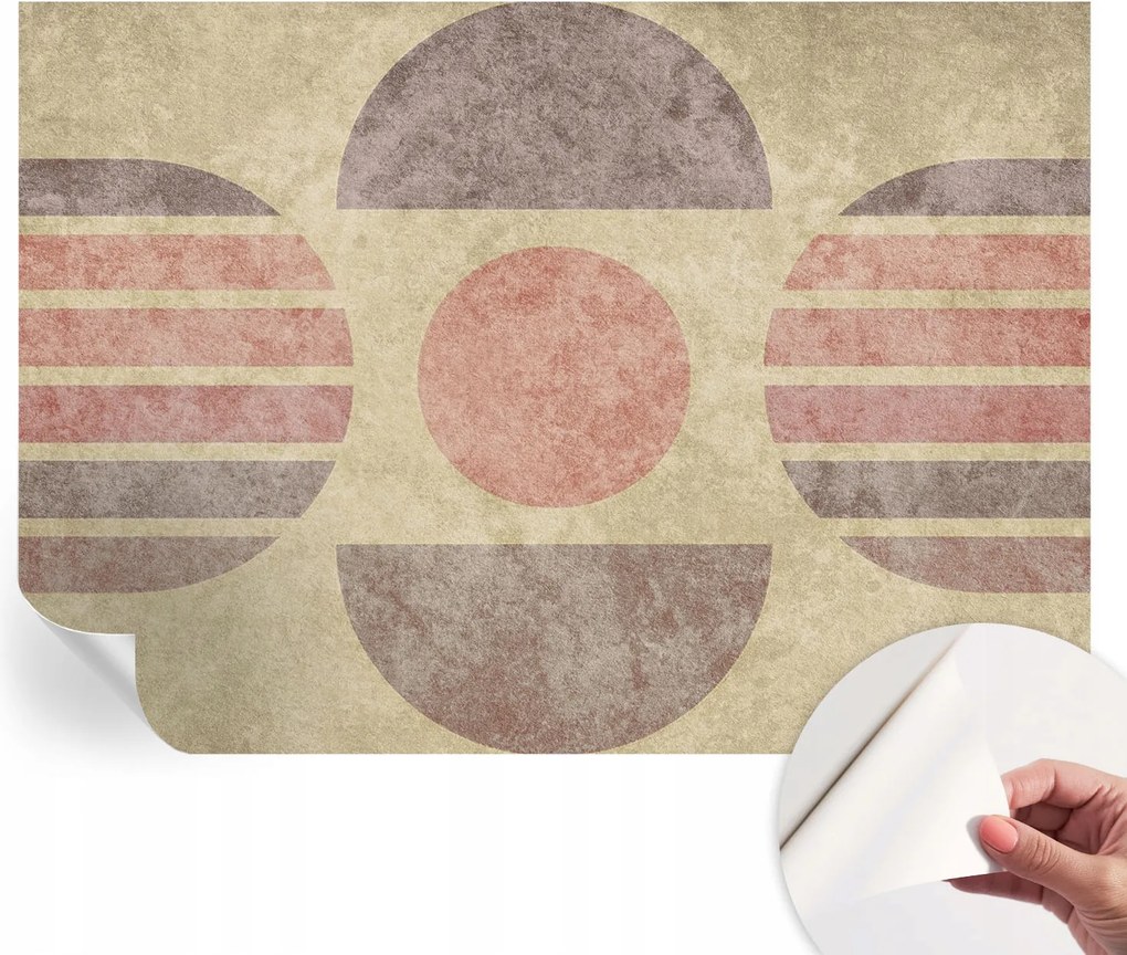 Modern öntapadós fotótapéta Mosható Geometrikus formák 208x146 cm