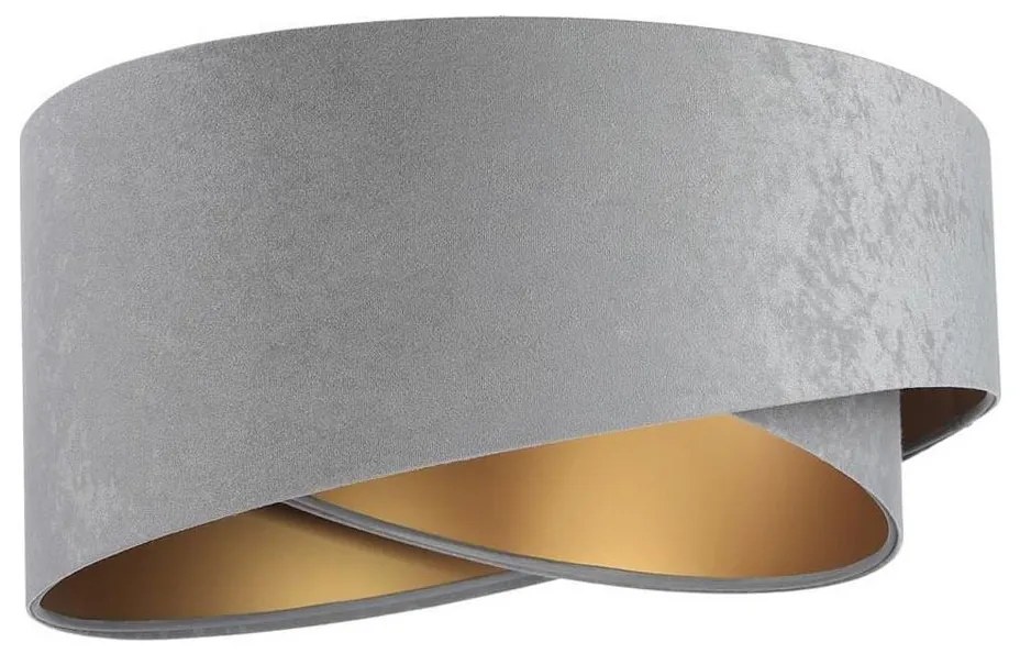 Univerzális GALAXY E27 lámpabúra 45 cm szürke/arany