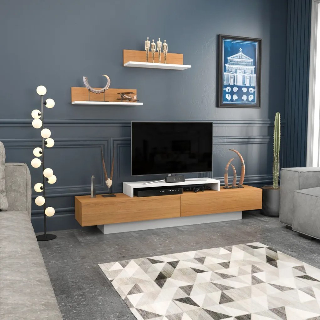 Lusi - White, Teak