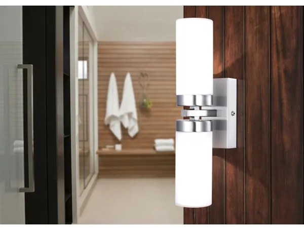 Globo 7816 - SPACE fürdőszobai fali lámpa 2xE14/40W/230V IP44