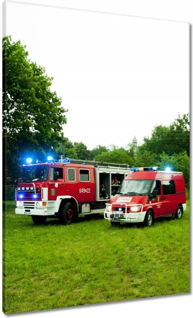 Vászonkép 70x100 Tűzoltóság