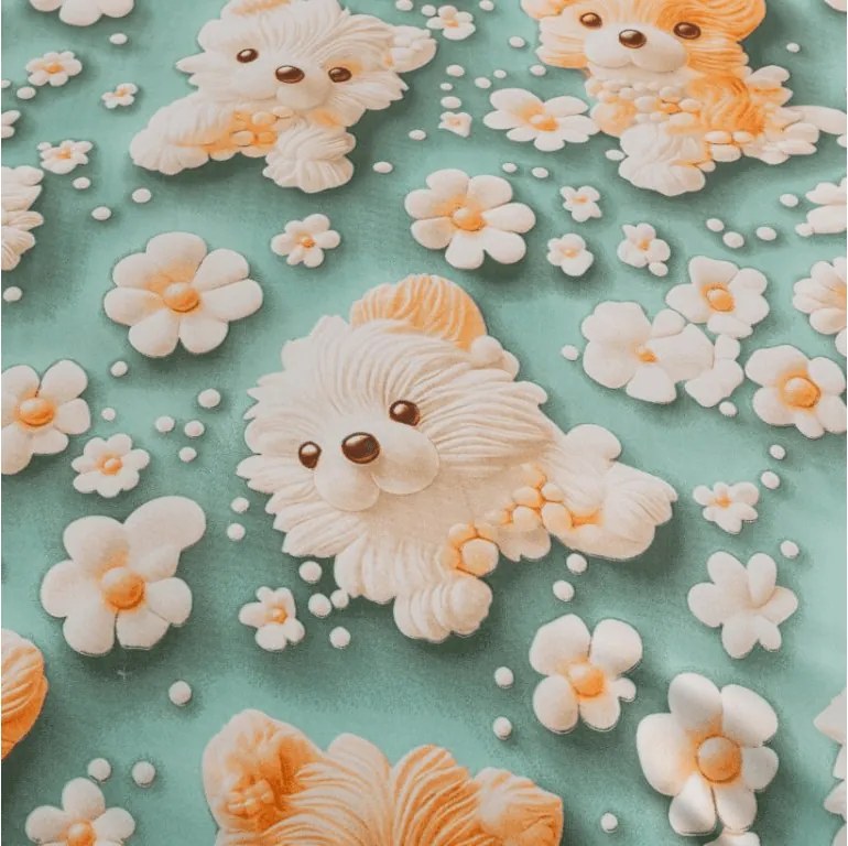 Gyermek mikroszálas ágyneműhuzat PUPPIFLORA színes Ágyneműhuzat mérete: 70 x 80 cm | 140 x 200 cm