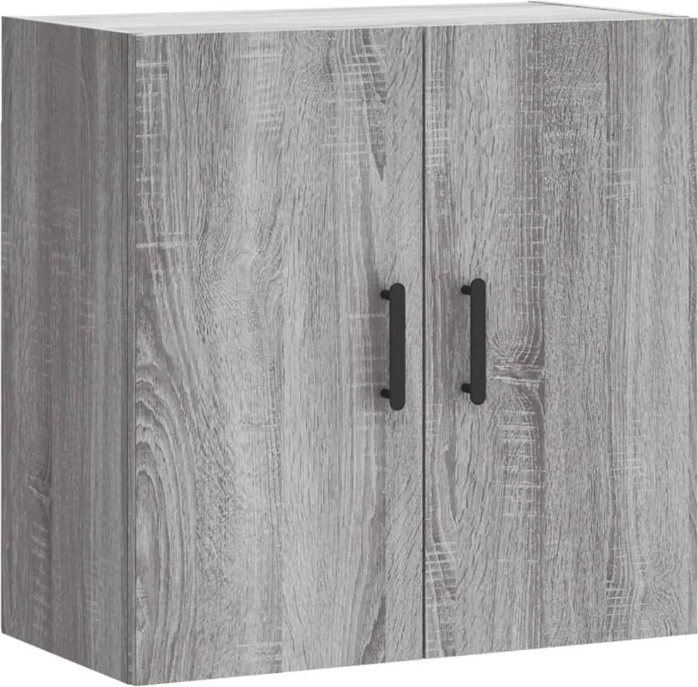 vidaXL szürke sonoma színű szerelt fa faliszekrény 60 x 31 x 60 cm