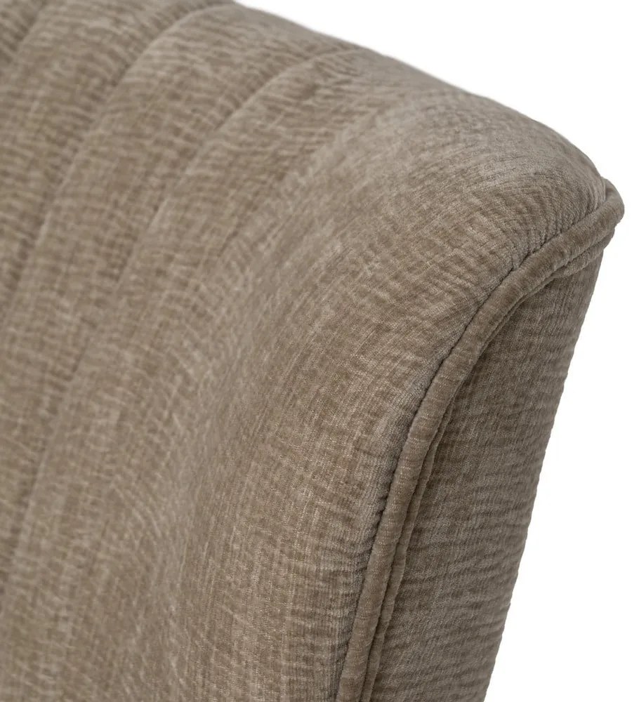 Bézs zsenília kanapé 134 cm Glam – Ixia