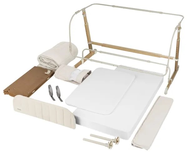 Lionelo - 5 az 1-ben THOMI PLUS babaágy Beige Sand