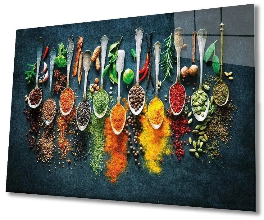 Edzett üveg falikép dekoráció, 0464 - 72 x 46