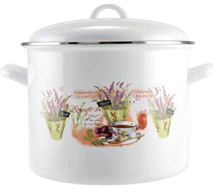 RCK Levendula Zománcozott fazék 24 cm+fedő 13472