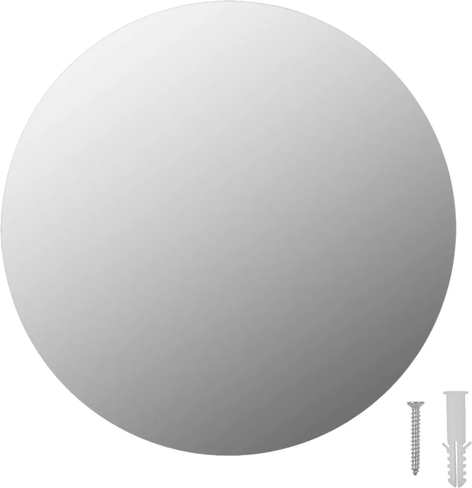 vidaXL kör alakú keret nélküli üveg tükör 30 cm