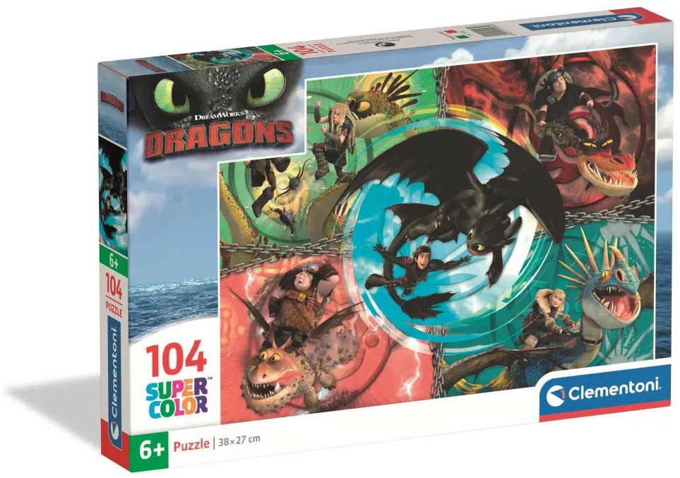 Így neveld a sárkányodat Friends 104 db-os puzzle Clementoni