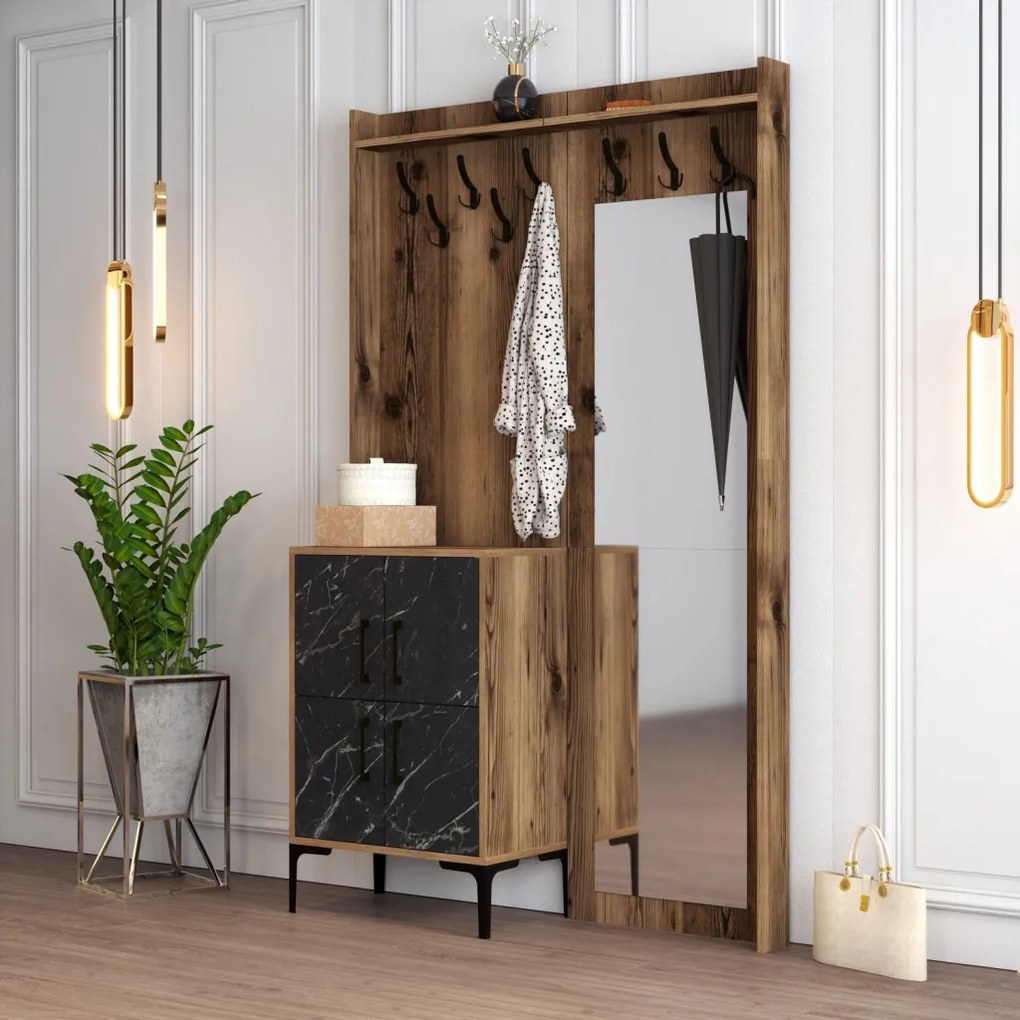 Berlin BC - Walnut, Black Marble