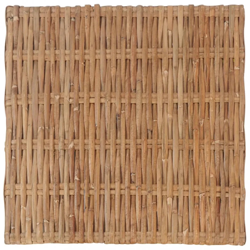 természetes rattan lábtartó párnával