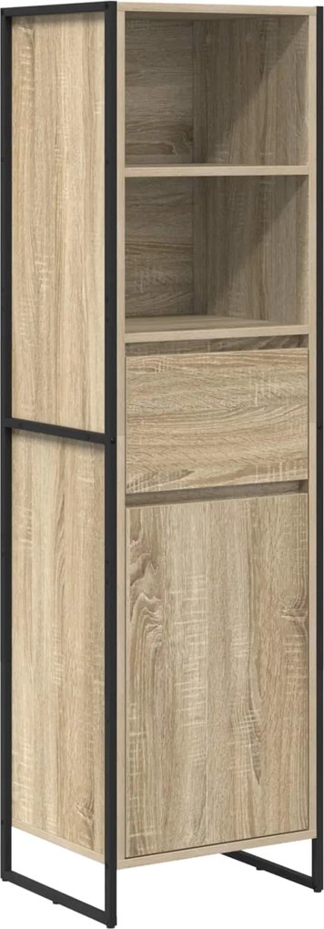 vidaXL Könyvespolc fiókkal Sonoma 43 x 36 x 150,5 cm Faanyag