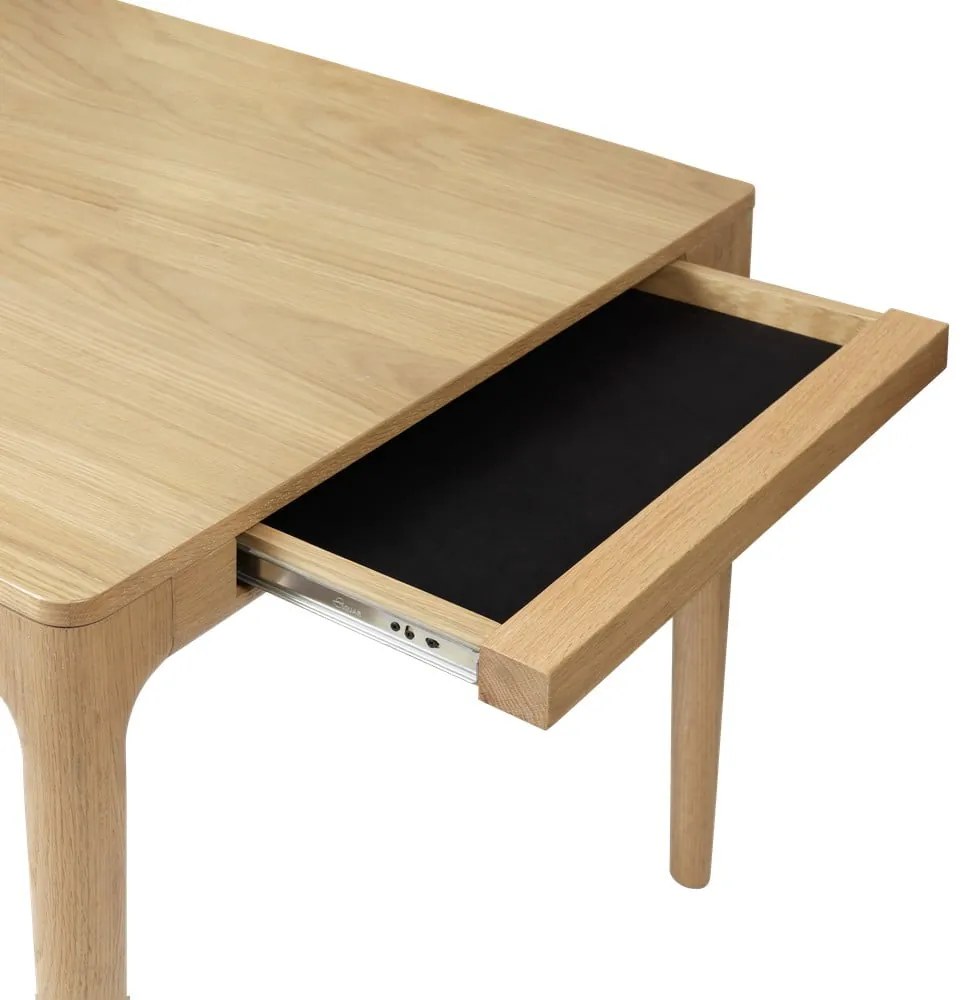 Tölgyfa bővíthető étkezőasztal 90x200 cm Heart'n'Soul – UMAGE