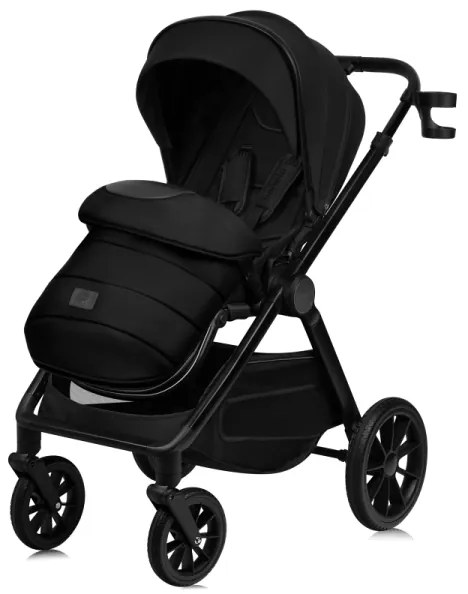 Lionelo - Kombinált 2 az 1-ben babakocsi LAYLA Fekete Onyx