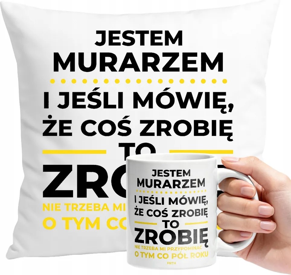 Bögre Szett Párna Kőműves Születésnap Ajándék Szöveg