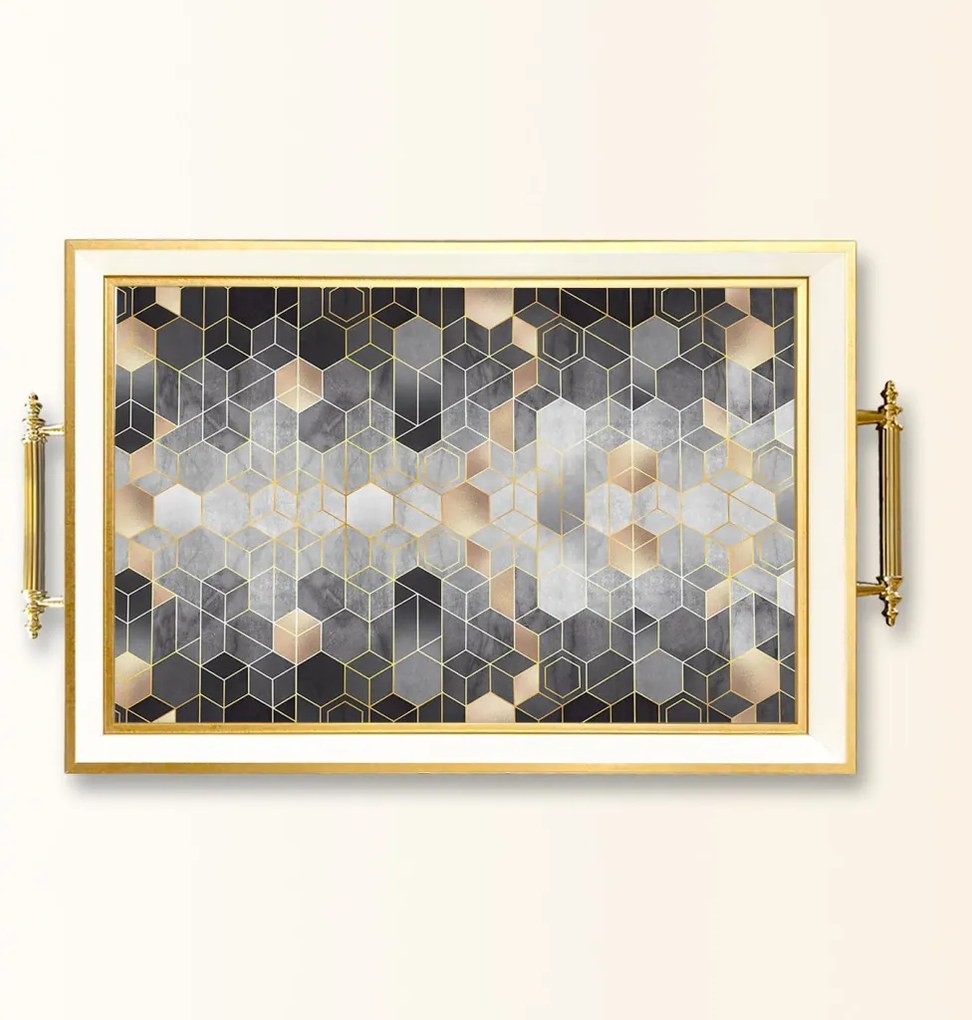 Üveg tálca, 38×24 cm – TPB9865