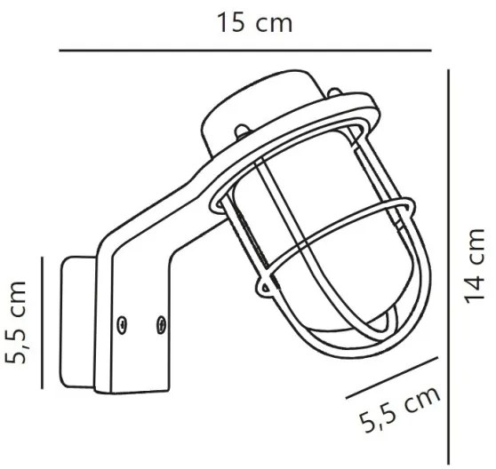 Nordlux - Fürdőszobai fali lámpa MARINA 1xG9/40W/230V IP44