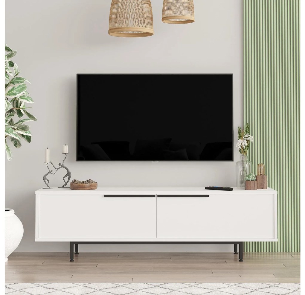 TV asztal/szekrény Nimelo 7 (fehér) . 1095479