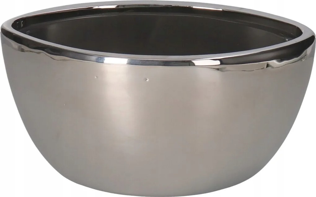 Virágtartó Fedél Kerámia Ezüst Csónak Dekoráció