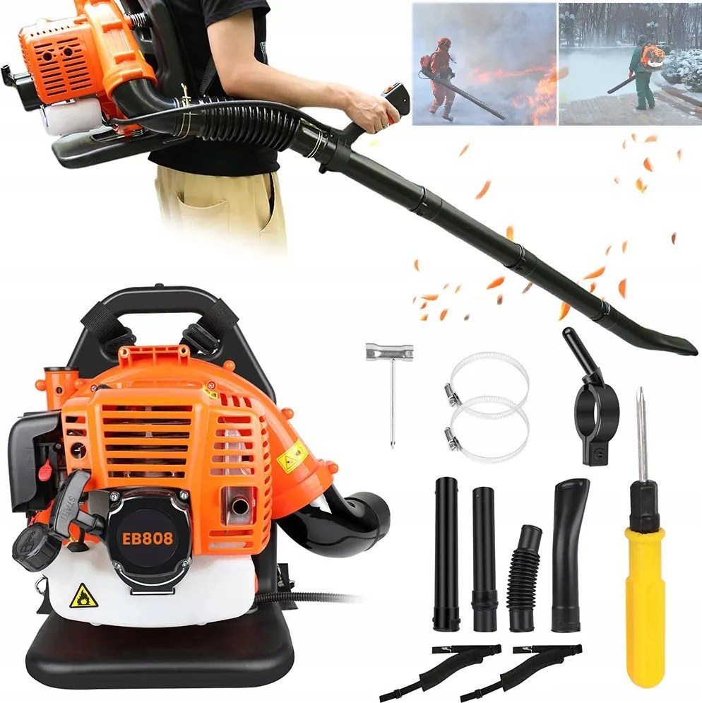 Benzinmotoros Lombfúvó Kerti Lombfúvó Hó Kerti Fű Lombfúvó