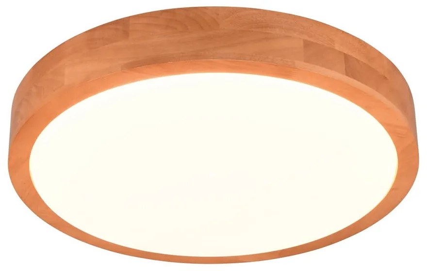 Világosbarna LED mennyezeti lámpa ø 40 cm Iseo – Trio