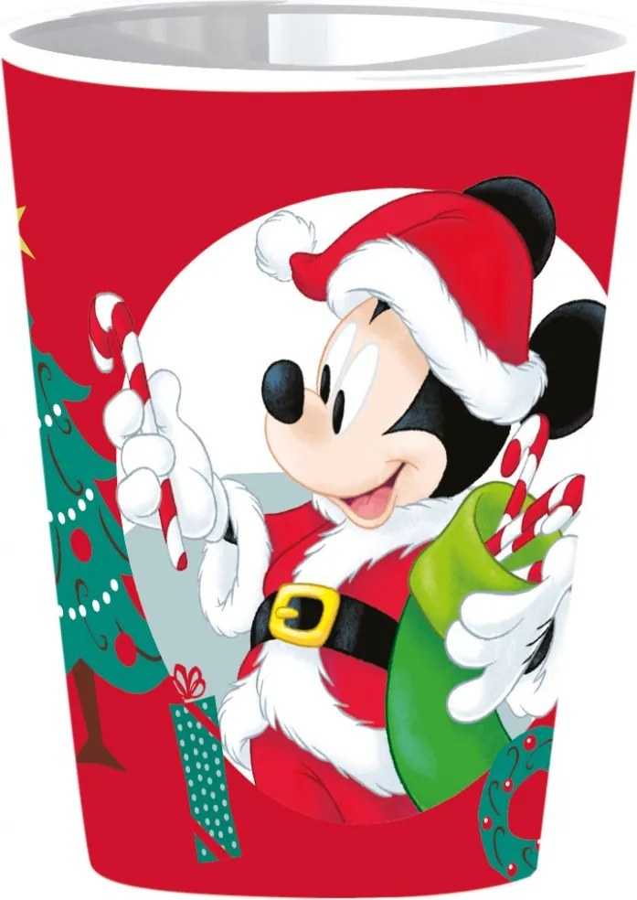 Disney Minnie and Mickey Karácsonyi műanyag pohár 260 ml