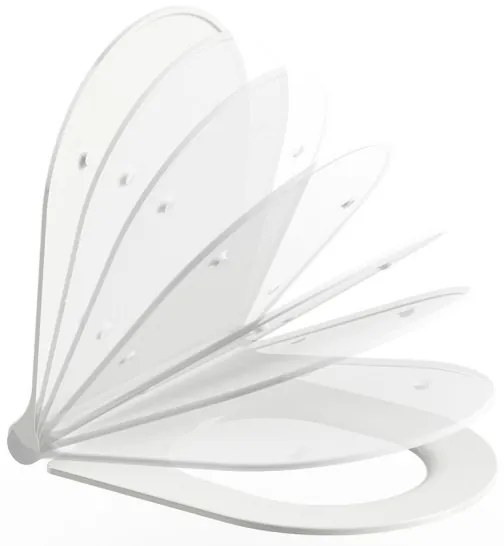 Ravak X01912 - Függesztett WC bidéfúvókával CHROME, kerámia/fehér