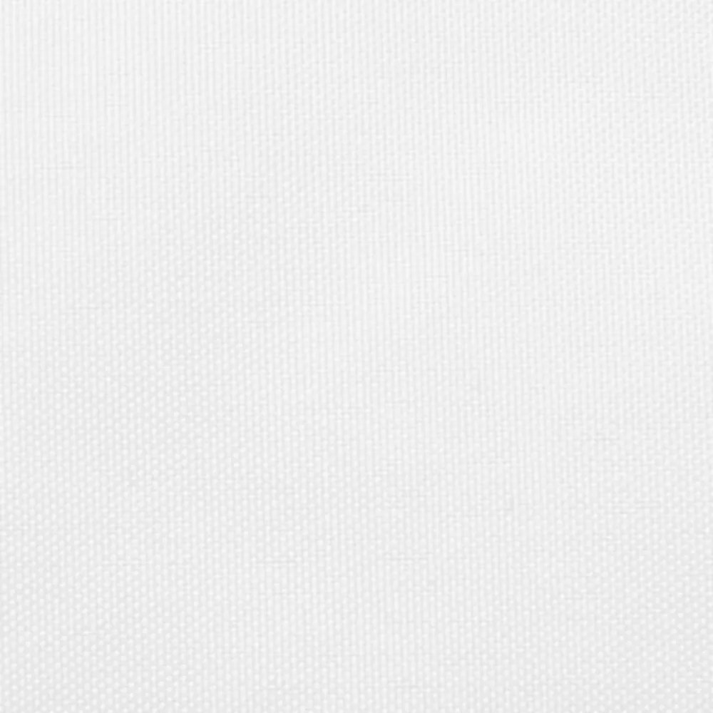 fehér téglalap alakú oxford-szövet napvitorla 6 x 8 m