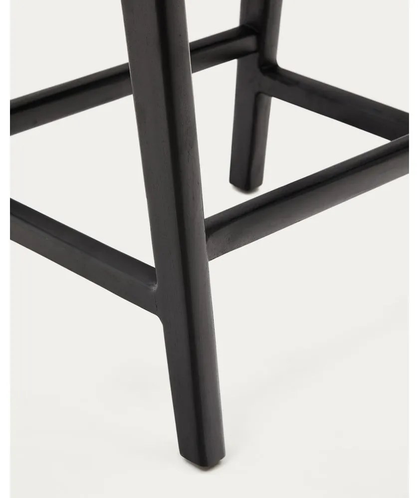 Fekete mahagóni fa bárszék Calixta – Kave Home