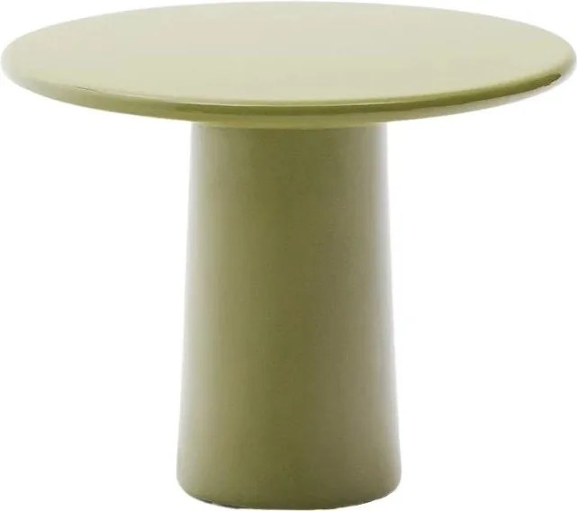 Beton kerek kerti dohányzóasztal ø 65 cm Albanella – Kave Home