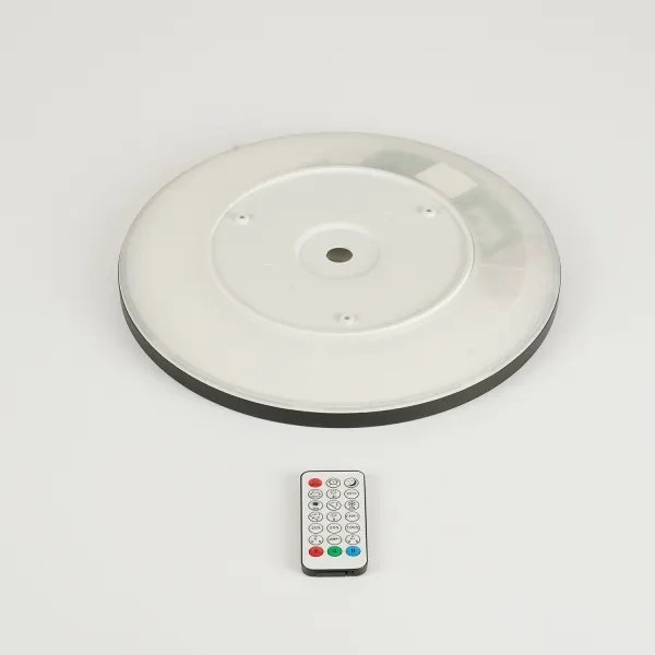 Brilagi - LED RGB dimmelhető ultravékony lámpatest LED/18W/230V átm. 30 cm fekete + távirányító