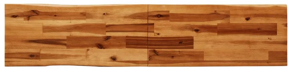 tömör akácfa pad természetes éllel 160 cm
