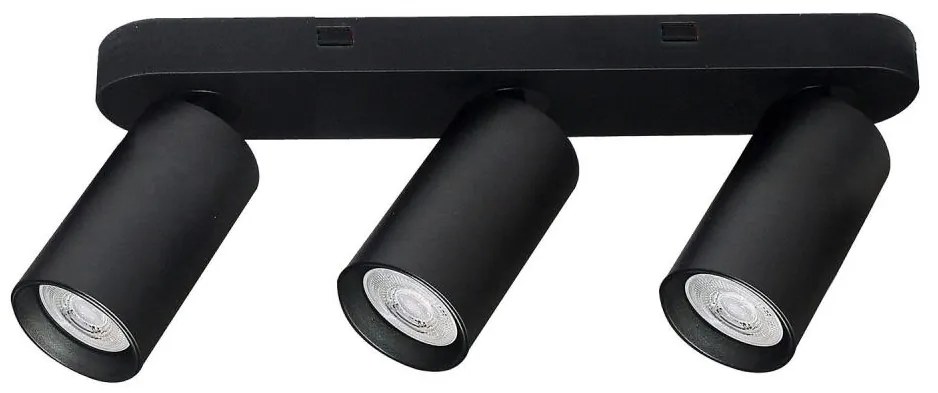 Rabalux 73083 - YORLI fekete spotlámpa 3xGU10/7W/230V