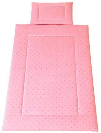 Babapaplan és lapospárna szett kiságyba – pamutvászonból