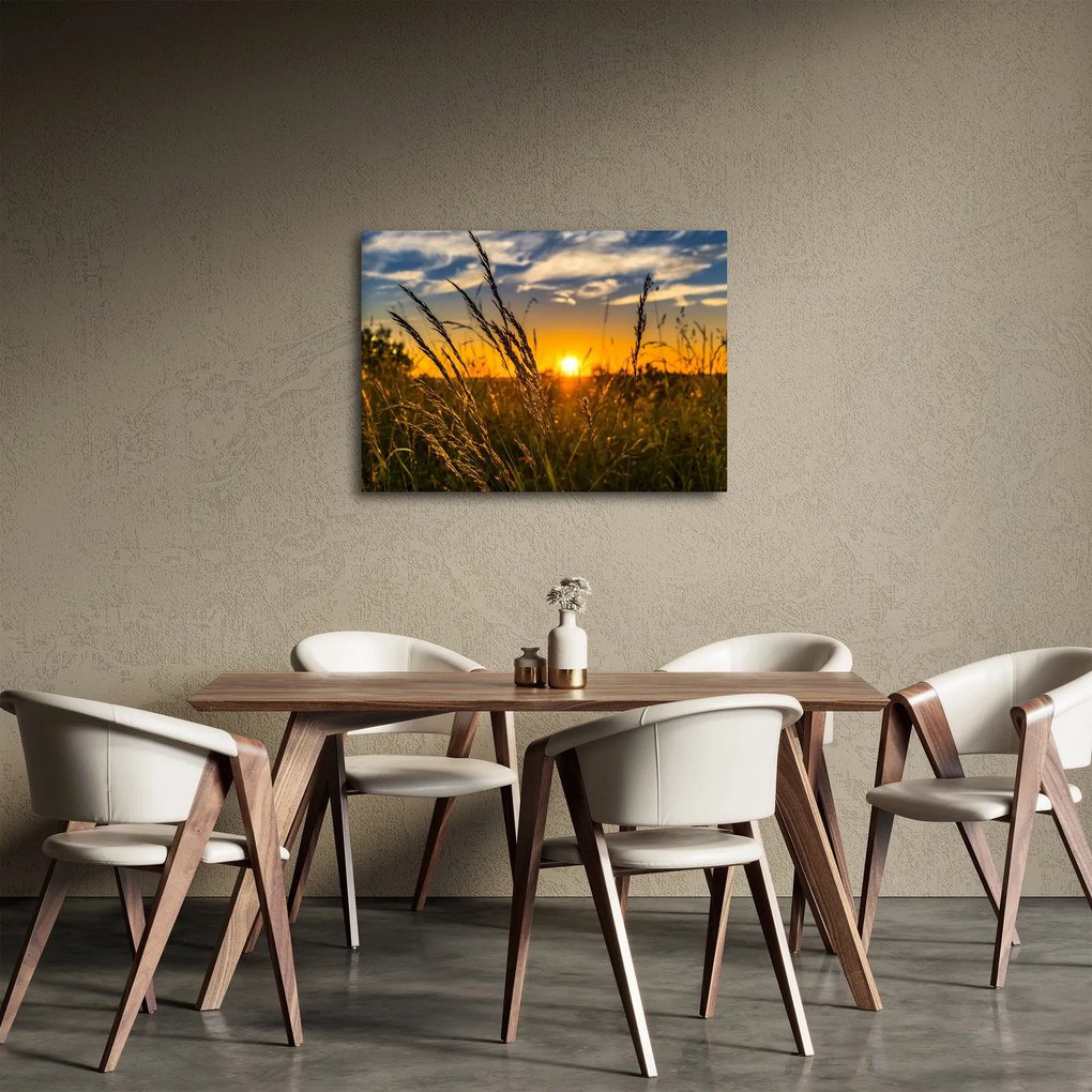 A mező naplementekor képe (70x50 cm)