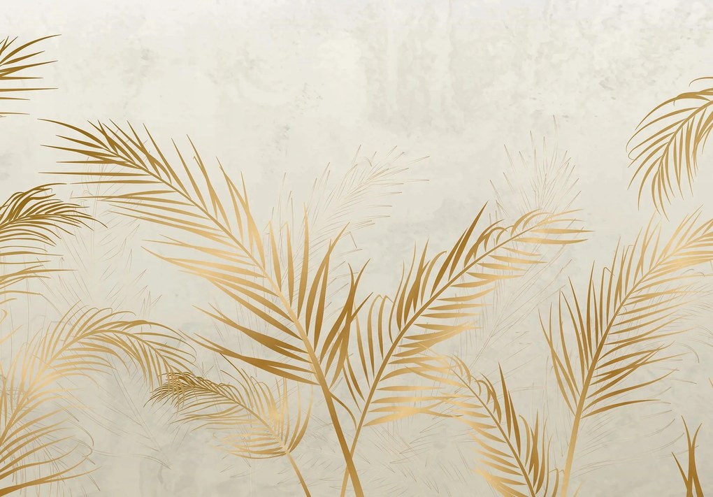 Fotótapéta Flizelin Levelek pálmalevelek gyönyörű növények ragasztó ingyen