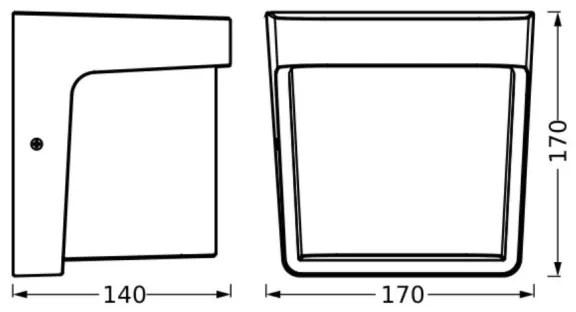 Ledvance - LED Kültéri fali lámpa ENDURA STYLE IHSAN LED/11W/230V IP65