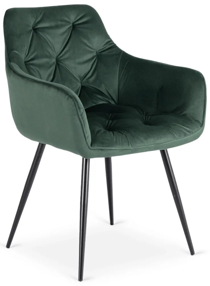 Zöld Bársony Étkezőszék. MODESTO