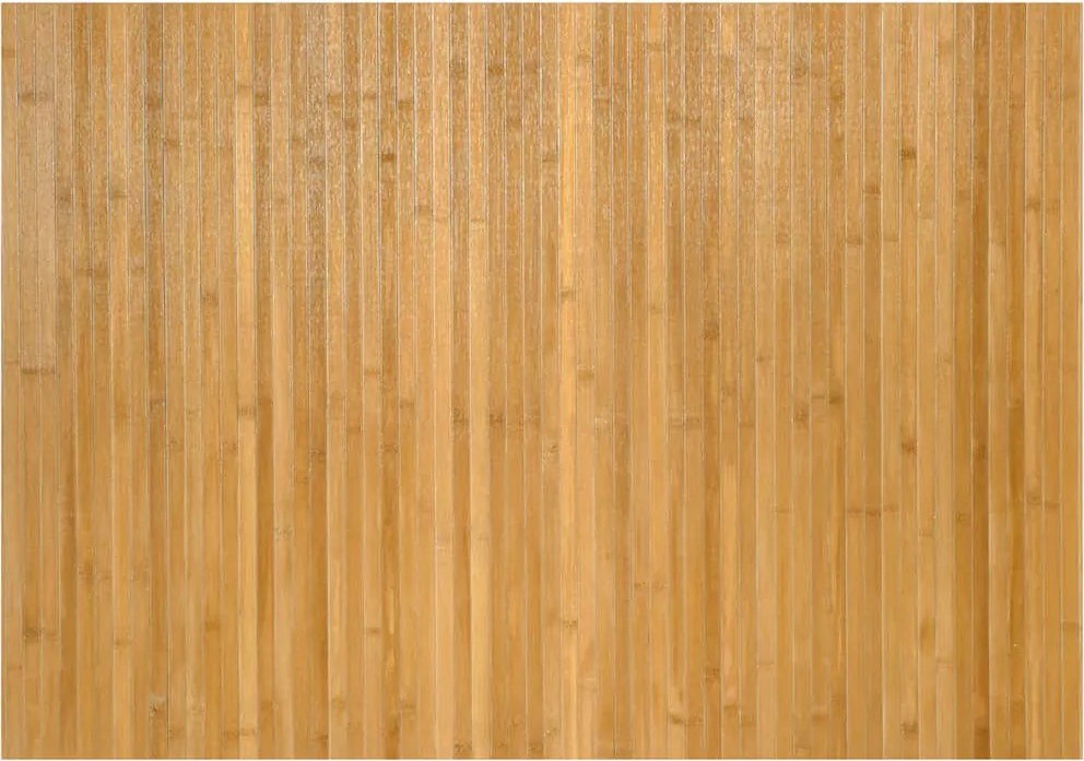 vidaXL négyszögletű természetes bambusz szőnyeg 70 x 100 cm