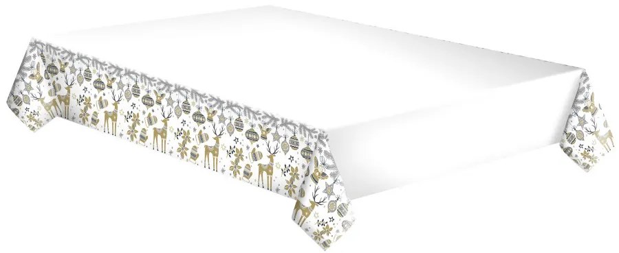 Karácsonyi Nordic Style papír asztalterítő 120x180 cm