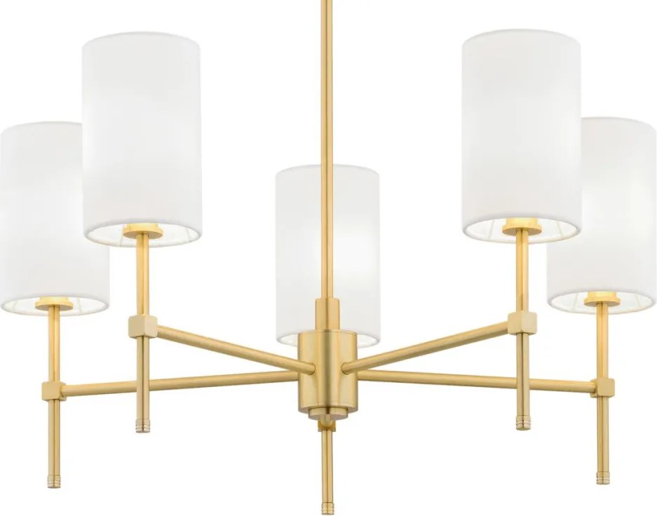 ARGON 2134 ABRUZZO Modern Csillár Fehér, Sárgaréz E14 IP20