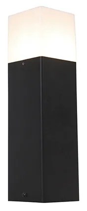 Álló kültéri lámpa fekete opálfehérrel 30 cm - Denmark