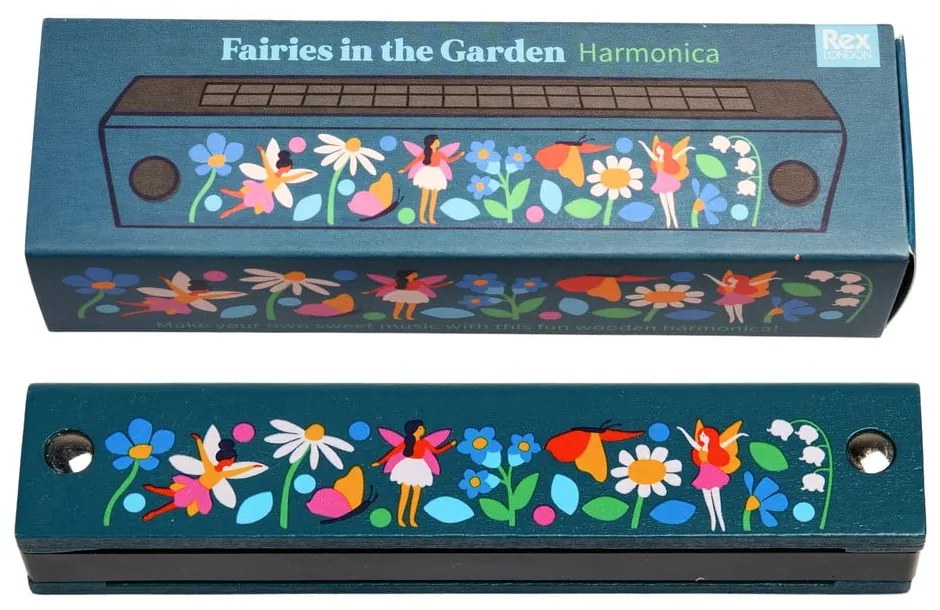 Játékhangszer Harmonica Fairies in the Garden – Rex London