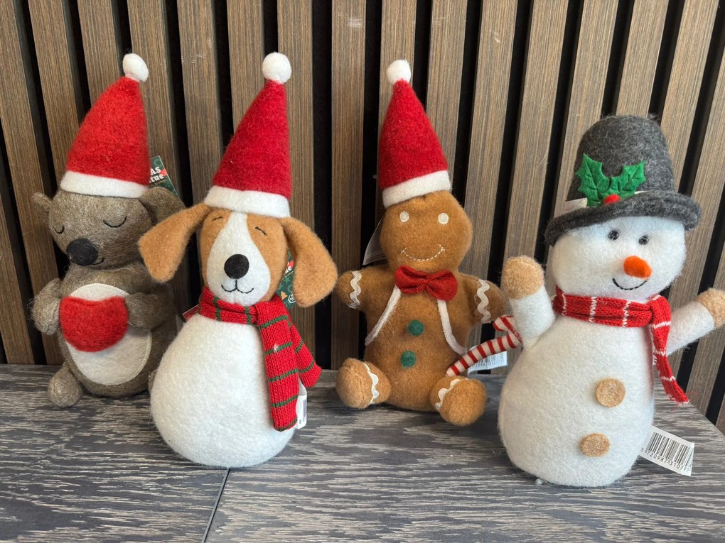 Karácsonyi dekoráció SNOWY FRIENDS 27 cm - több változatban Változat: Gingerbread