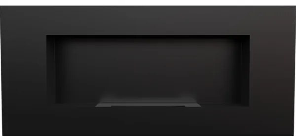 DELTA2/CZARNY/TUV - Beépíthető BIO DELTA2 kandalló 40x90 cm 2kW fekete