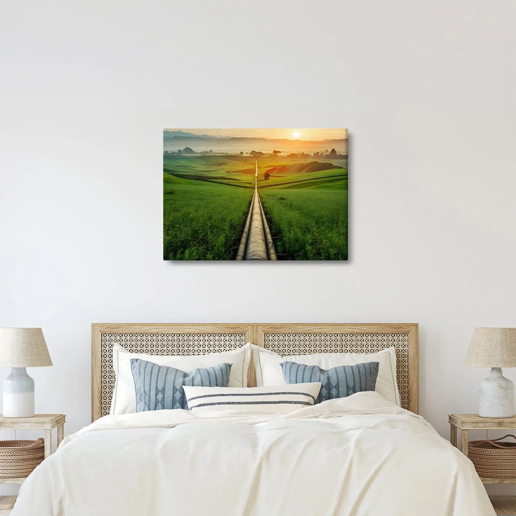 Kép - Napfelkelte a völgy felett (70x50 cm)