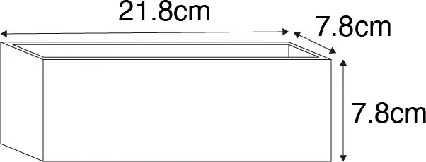 Okos fali lámpa fehér, beleértve a Wifi G9-et - Tjada Novo