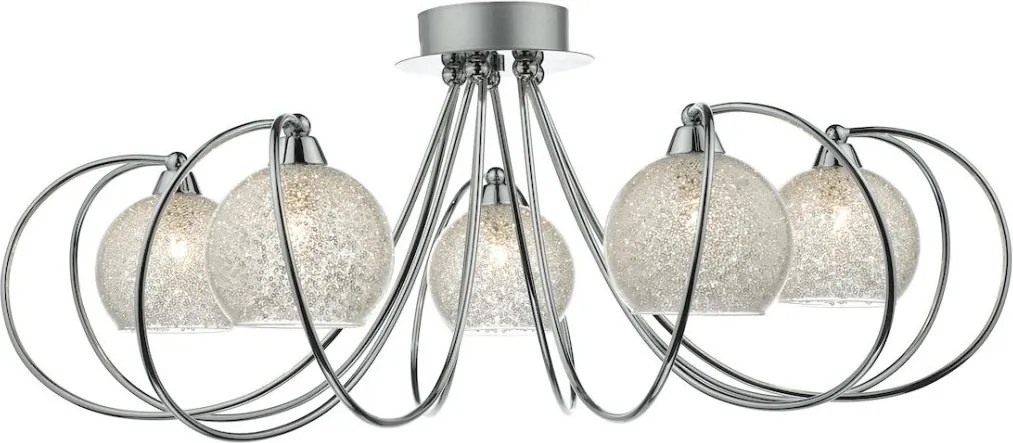 Dar Lighting RAFFERTY RAF5450 Plafonlámpa 5x40W/E14